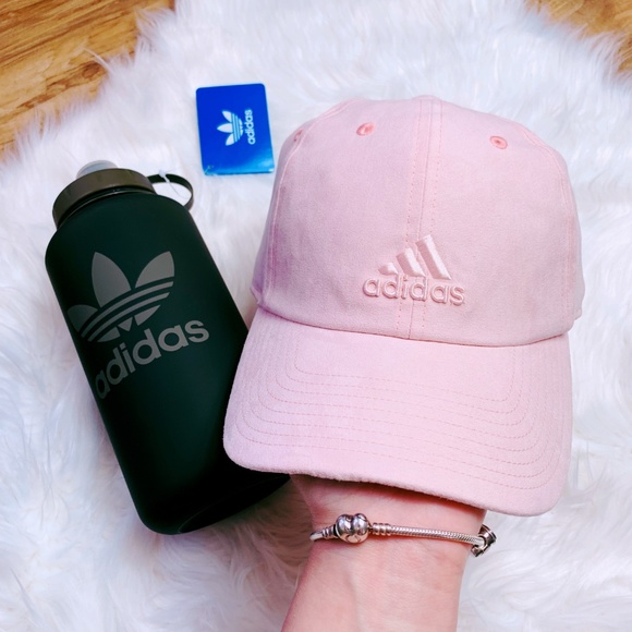 adidas Accessories - New Adidas Suede Cap Hat & Water Bottle Bundle